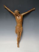 A CARVED CORPUS CHRISTI, H 45.5 cm