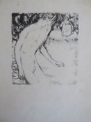 MARC CHAGALL (1887-1985) Four black and white lithographs 'Daphnis & Chloe', on paper, unframed,