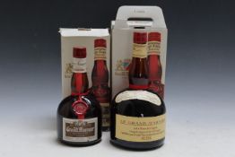 2 BOTTLES OF GRAND MARNIER CONSISTING OF A 1 LITRE EXAMPLE AND A 500ML EXAMPLE
