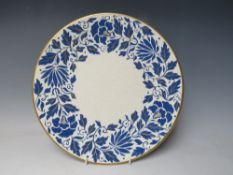 CHARLOTTE RHEAD BURLEIGH WARE DECORATIVE PLATE, Dia. 31 cm