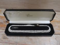 GOOD QUALITY LOTUS ROYAL NECKLACE WITH SILVER GILT FITTINGS