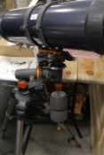 A CELESTRON ASTRO MASTER 130 TELESCOPE & ACCESSORIES