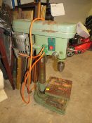 AN ULTIMAX BENCH MOUNTED PILLAR DRILL