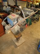 A BOMAG WACKER PLATE WITH HONDA ENGINE