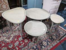 FOUR MODERN 'WINSOR' OCCASIONAL TABLES (4)