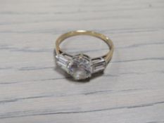 DRESS RING HALLMARKED 9CT GOLD