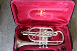 SIX ASSORTED CASED CORNETS