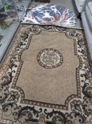 TWO MODERN WOOLEN RUGS