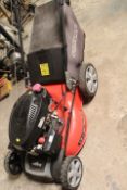 A FRISTY FOX 510 LAWN RACER 4 IN 1 SELF PROPELLED PETROL LAWN MOWER WITH GRASS BOX