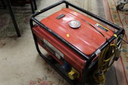 AN EC2500CX PETROL GENERATOR WITH LEADS 110v / 240v