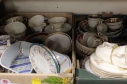 TWO TRAYS OF ASSORTED CERAMICS