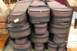 TWELVE ASSORTED CASED STUDENT TYPE VIOLINS - NOT CHECKED