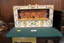 A VINTAGE SCRATCH BUILT MODEL OF ALAN JOHNSONS CAMEO FAIRGROUND ORGAN