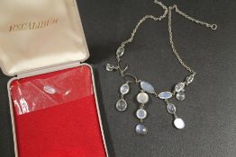 A VINTAGE MOONSTONE NECKLACE A/F