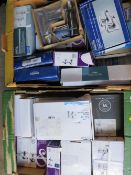 TWO TRAYS OF UNUSED BOXED BATHROOM AND KITCHEN TAPS