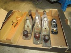 A SELECTION OF WOODWORKING PLANES