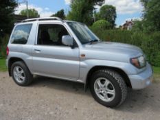 A 1.8L PETROL 2005 SILVER MITSUBISHI SHOGUN 'DY55 YHB', MOT EXPIRED DECEMBER 2022, APPROXIMATE
