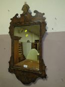 A GEORGIAN STYLE WALL MIRROR