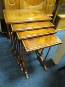 A MAHOGANY QUARTETTO OF TABLES