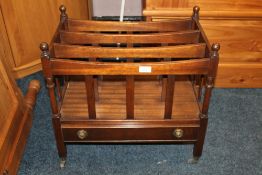 A REPRODUCTION MAHOGANY DAVENPORT