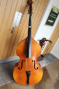 A LARGE DOUBLE BASS A/F
