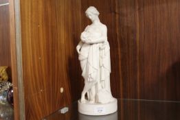 A PARIANWARE STYLE FIGURE OF 'FAILURE' S/D - WITH CHIP TO BASE