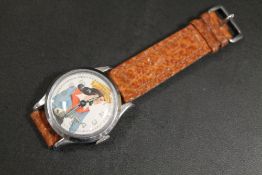 A VINTAGE CALAMITY JANE MENS AUTOMATA WRISTWATCH