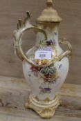 A ROYAL BONN FLORAL VASE