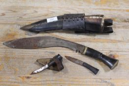 A KUKRI STYLE DAGGER