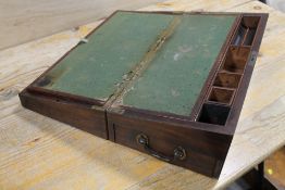 AN OAK WRITING SLOPE A/F