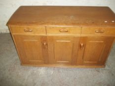 AN ERCOL STYLE SIDEBOARD