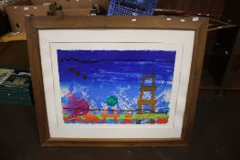 A LARGE MODERN LIMITED PRINT 