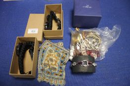 COSTUME JEWELLERY TO INCLUDE TWO WATCHES