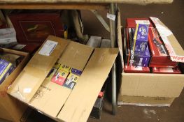 10 BOXES OF EMPTY OF DIE CAST AND LORRY BOXES MAINLY CORGI