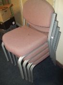 FOUR OFFICE / WAITING ROOM CHAIRS