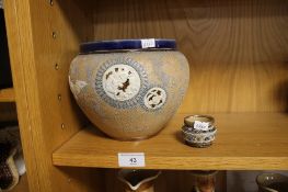 ONE LARGE AND ONE SMALL ROYAL DOULTON POTS