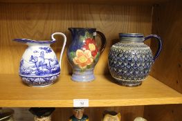 THREE ROYAL DOULTON JUGS