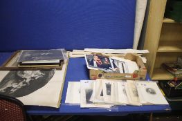 A SELECTION OF ENGRAVINGS, MAPS AND PERSONALITY PHOTOGRAPHS