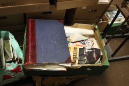 EIGHT BOXES OF ASSORTED RAILWAY RELATED AND OTHER BOOKS AND SLIDES
