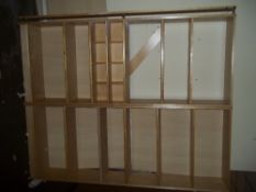 TWO IKEA STYLE BOOKSHELVES