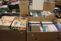 THREE BOXES OF HARDBACK BOOKS