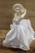 A COALPORT LADIES OF FASHION FIGURE 'DEBBIE'