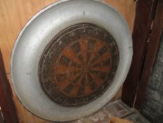A VINTAGE DARTBOARD