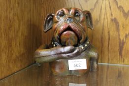 ***A MONEYBOX IN THE FORM OF A DOG**