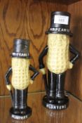 ***TWO MR PEANUT MONEY BANKS**