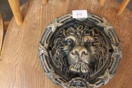 ***A LIONS HEAD DOOR KNOCKER**