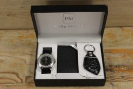 A PHILIP MERCIER WRISTWATCH PRESENTATION SET