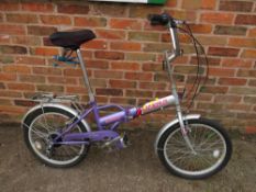 A SANEAGLE CLASSIC FOLDING BIKE