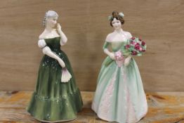 A ROYAL DOULTON FIGURE HAPPY BIRTHDAY TOGETHER WITH GILLIAN (2)