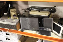 A PHILLIPS FOUR TRACK MODEL 4307, KODASLIDE HOME PROJECTOR, TYPEWRITER ETC